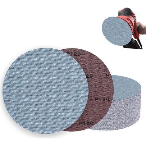 Lot de 30 Disques Abrasifs 150mm Maille, Filet Céramique Papier à Poncer (1/5)