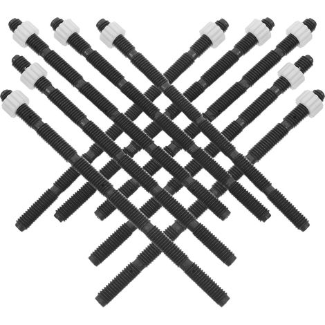 Kit de 10 Tiges de Bouton Poussoir en Plastique pour Toilettes (1/5)