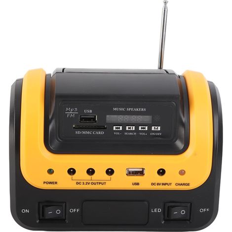 Générateur D'énergie Solaire, Centrale électrique Portable 5000mAh, Générateur Solaire avec Panneau Solaire pour Camping D'urgence (1/5)