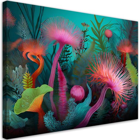 Tableau déco Récif corallien coloré Nature 100x70 (1/5)
