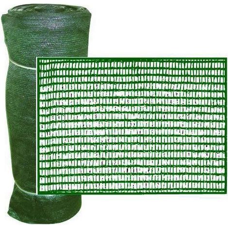 Vigor-Blinky 80540 Rete Frangisole HD 80% Ombreggiatura 100 m x 400 cm colore Verde scuro