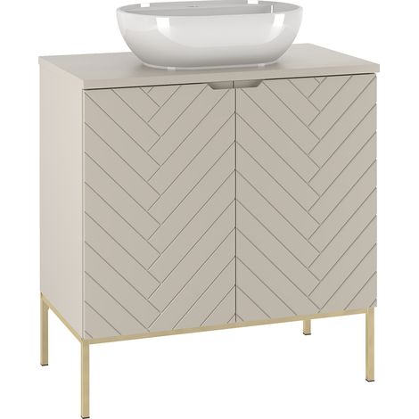 Mobile bagno con lavabo Daria cachemire 80cm
