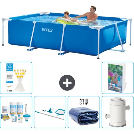 Rechteckiger Frame Pool - 260x160x65 cm - 7-teilig S93