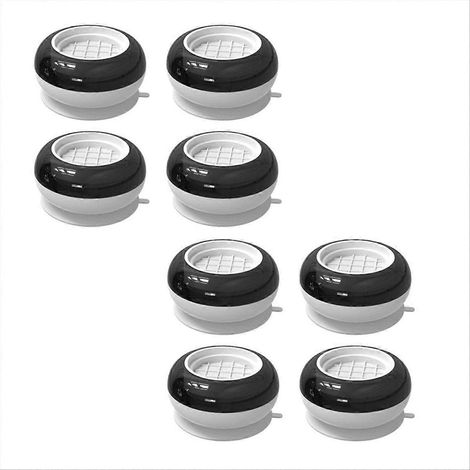 8 pièces fixation tapis pour Laundry Appliances maison et dortoir accessoire blanc (1/5)