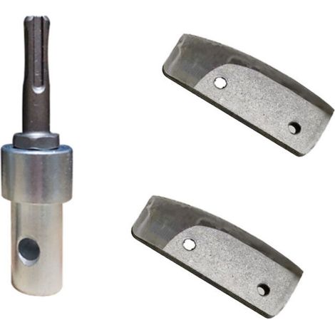 Excellent adaptateur de tarière de terre, tarière et perceuse à glace professionnelle, adaptateur de maçonnerie en métal avec lame de forage à glace