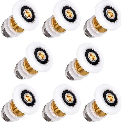 Roulette de rechange en laiton de 20 mm pour porte de douche coulissante (1/5)