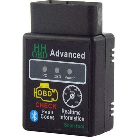 Lettore di codici OBD2 Bluetooth V2.1, scanner diagnostico per auto compatibile -Crezuo