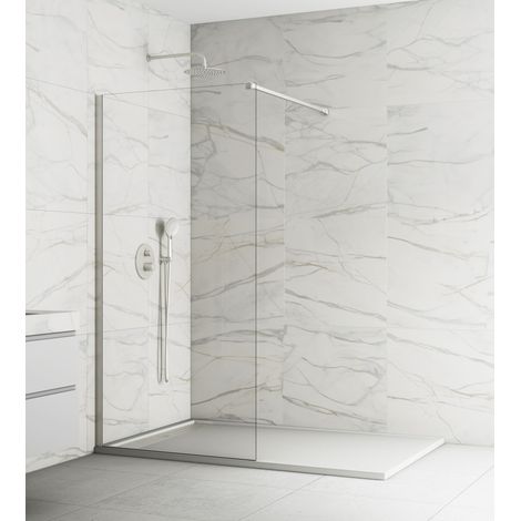 Mampara de Ducha Fija Screen Nickel Transparente 76,5-78 cm - GME (1/3)