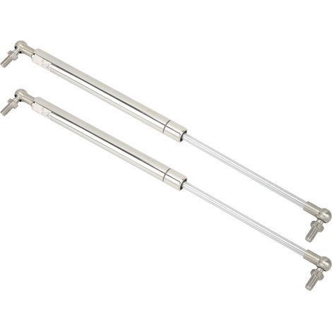 Ammortizzatori a gas in acciaio inox da 414 mm, 2 pezzi di ammortizzatori a gas con molla di sollevamento per portelli di barche, camion, pickup e cassette porta attrezzi.