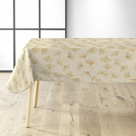 Nappe Toile Cirée "Celte" 140x240cm Naturel (1/4)