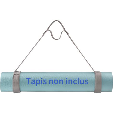 Sangle de Transport Réglable pour Tapis de Yoga – Avec Fermeture Auto-Agrippante – Tapis Non Inclus (1/5)