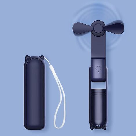 ventilateur De Poche, Mini Ventilateur  Main Portable,  Piles Rechargeables Par Usb [14-21 Heures], Ventilateur Personnel Pliable Et Silencieux Av (1/5)