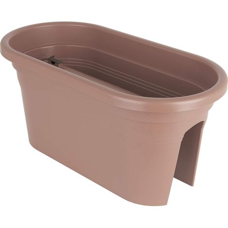 JARDINIÈRE Balcon 60CM Taupe (1/5)