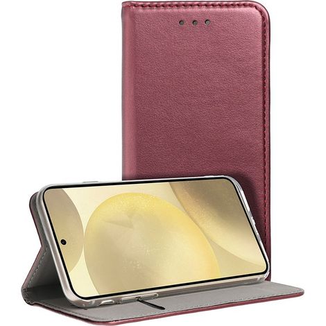 Funda COOL Flip Cover para Samsung S926 Galaxy S24 Plus / S25 Plus Liso Burgundy