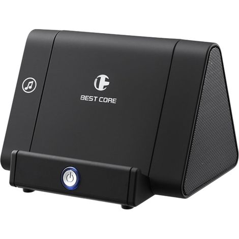 1 Haut-parleur à induction, résonance passive, mains libres, ABS noir, pour smartphone (1/5)