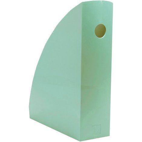 Range-revues Exacompta Mag-cube Autentik dos 8,2 cm - vert jade