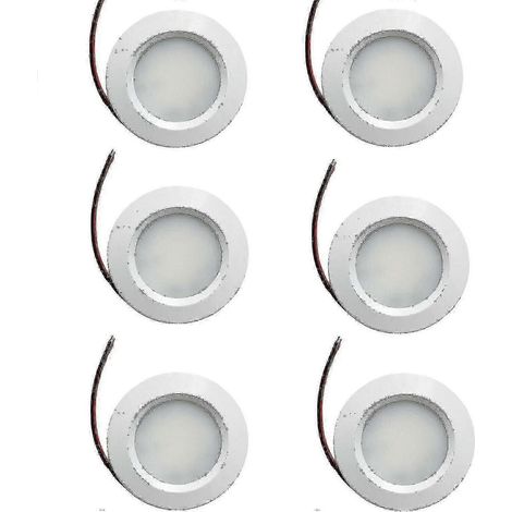 12V/24V dimmbare LED-Scheinwerfer, kaltweiß, kompatibel mit Wohnwagen und Booten