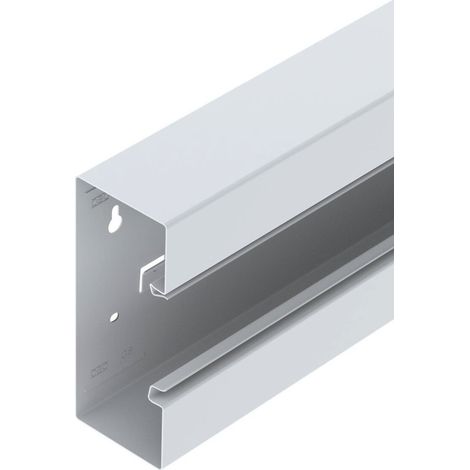 OBO Bettermann Canale di installazione apparecchi simmetrico 70x170x2000 acciaio bianco puro RAL 9010, 6277600