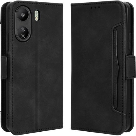 Funda tipo libro para Xiaomi Redmi 13C / Poco C65, con ranura para tarjeta, color negro. (1/5)
