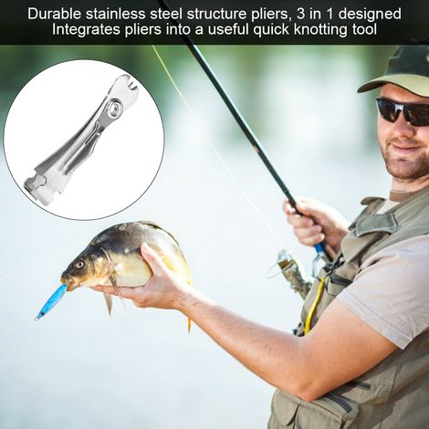 Pince coupe-fil multifonction pour pêche à la mouche et coupe câbles
