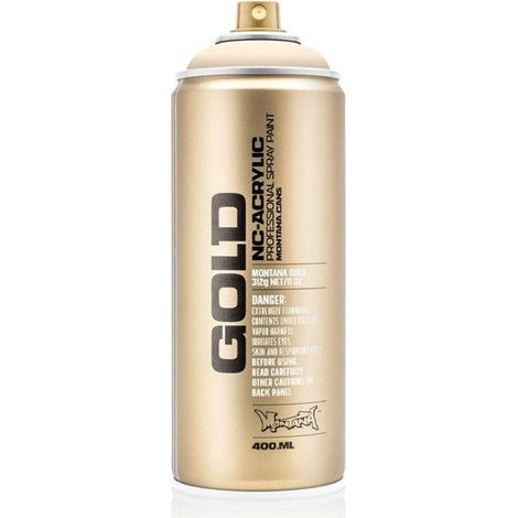 Bombe de peinture - Gold - Acrylique - White orange - G2000 - 400ml - Montana Cans