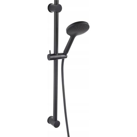 Ferro Phila Duschsystem in mattem Schwarz modernes Design