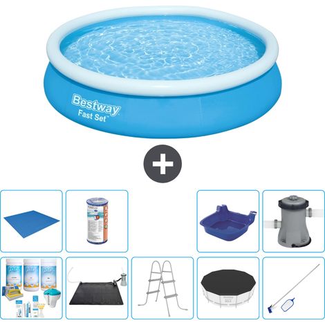 Bestway Piscina Bestway Fast Set Rotonda - 366x76 cm - 7-pezzi  S21385 (1/5)
