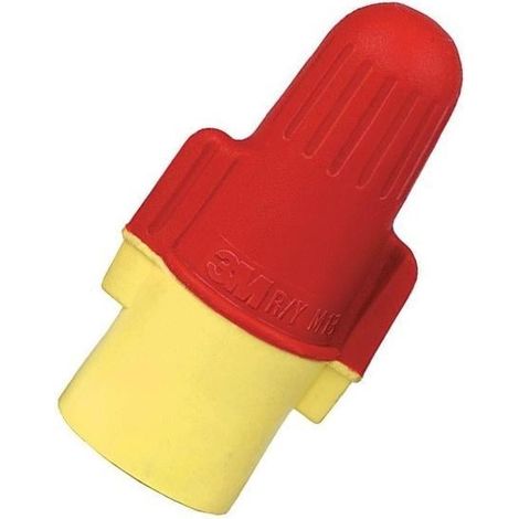 Conector de Cable Resorte Scotchlok R/Y 2-16mm² 3M 7100136954-CRY Rojo (1/4)