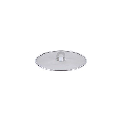 Paraspruzzi in acciaio inox per cucina, coperchio paraspruzzi da 21 cm, grill anti-schizzi, padella in acciaio inox (1/5)