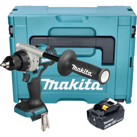 Makita DDF 492 M1J Perceuse-visseuse sans fil 18 V 141 Nm Brushless + 1x batterie 4,0 Ah + Makpac - sans chargeur