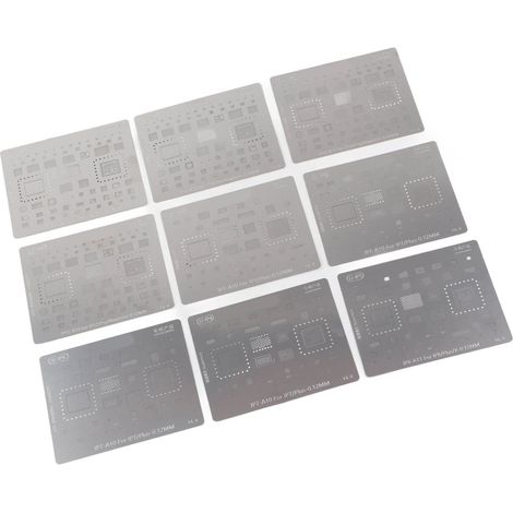 magnetische Reballing-Schablonen aus Edelstahl für die Handy-Reparatur (1/5)