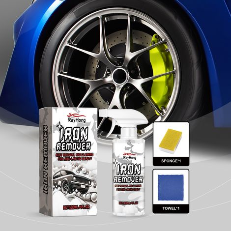 Poudre nettoyante pour carrosserie automobile - polissage doux et très efficace, élimine la rouille et la saleté, forme une couche protectrice - 120 ml + 1 éponge + 1 chiffon (1/5)