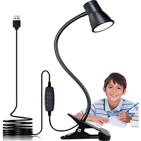 Lampe de Bureau à Clipser,Lampe à Clipser - Lampe de lit (1/5)