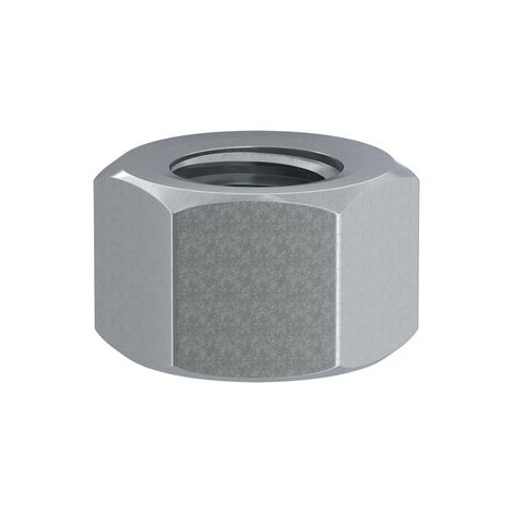 Dado Esagonale Alto M 18 Zincato UNI5587 Ambrovit 50 Pezzi