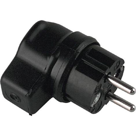 Bachmann 919.178 Fiche électrique mâle avec terre Tout caoutchouc noir IP44 C266601 (1/2)