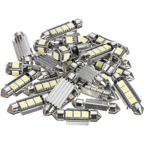 Kit d'éclairage LED blanc de 27 pièces pour voiture Mercedes-Benz Classe E W211 (2002-2008) (1/5)