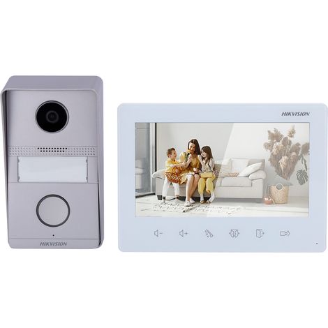 2-Draht Video-Türstation Unterputz Hikvision Kis101 Ds-kis101-p/f (1/3)