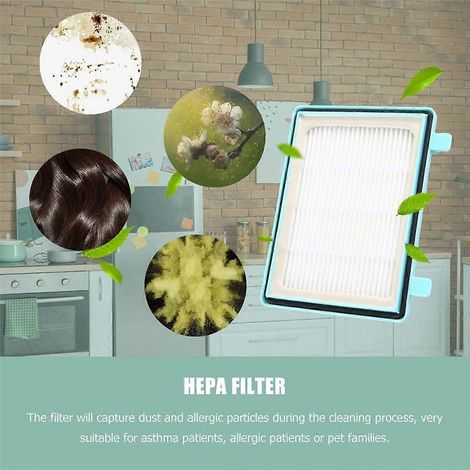Filtre pour aspirateur compatible avec les modèles FC5832, FC5835, FC5836, FC5982 et FC5988.