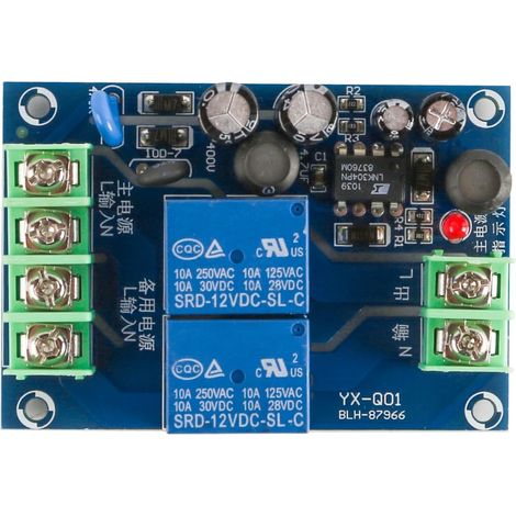 Commutateur Automatique d'alimentation bidirectionnel Module d'alimentation Double Carte de Transfert de Panne de Courant Commutation d'entrée-Sortie pour Assurer l'alimentation électrique (1/5)