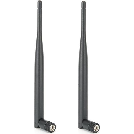2 Antennes WiFi Puissantes 6DB Double Bande 2.4/5.8G SMA pour Routeur (1/5)