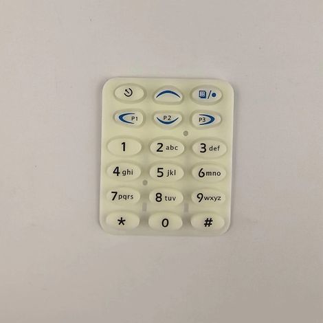 Compatible with Motorola M walkie-talkies GP338 PTX760, dome keypad adhesive. (1/3)