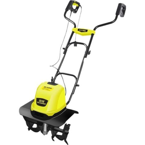 Ulisem Elektrische Gartenfräse, Akku-Bodenfräse, Vertikutierer, 36 cm Arbeitsbreite, 18 cm Frästiefe, Doppelgriff, 390 U/min, Gartengeräte (1/4)