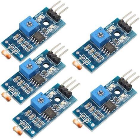 5Pcs Module numérique de capteur d'intensité Lumineuse Photo résistor Photorésistance pour Arduino UNO (1/5)