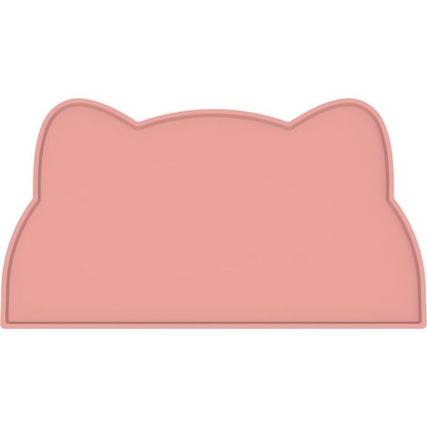 Tapis en Silicone Antidérapant pour Animaux de Compagnie, Sous-Plat Étanche pour Gamelles Chien et Chat, Couleur Rose Corail (1/5)