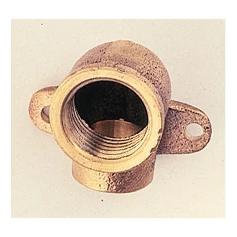 Raccordo curvo a saldare flangiato in bronzo serie rb4472 3/4" ø22 FRABO