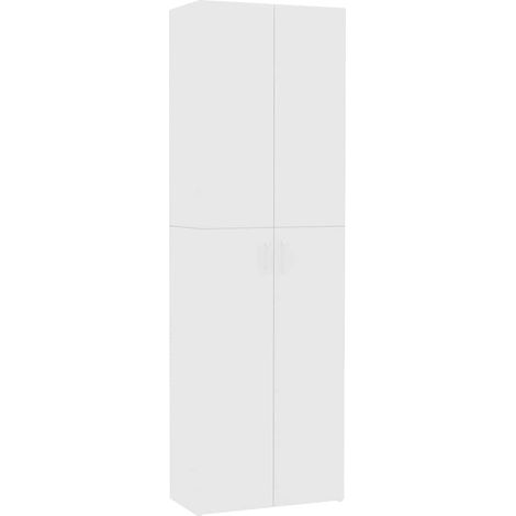 Maison Exclusive - Armadio per Ufficio Bianco 60x32x190 cm in Legno Multistrato (1/5)