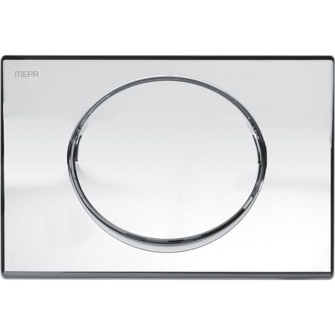 Plaque de commande MEPAellipse pour A21/E21 Démarrage/Arrêt, chromé brillant (1/3)