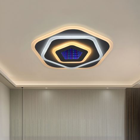 Lustre LED 39W Diametre 23cm Lumiere Froide Chaude Neutre Blanc (1/5)