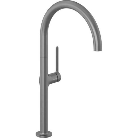 Kludi Reef - Mitigeur d'évier, Gunmetal brossé 50803N275 (1/2)