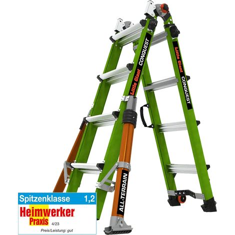 Little Giant Conquest 2.0 Teleskopleiter bis 5,51m Arbeitshöhe 4x4 Sprossen